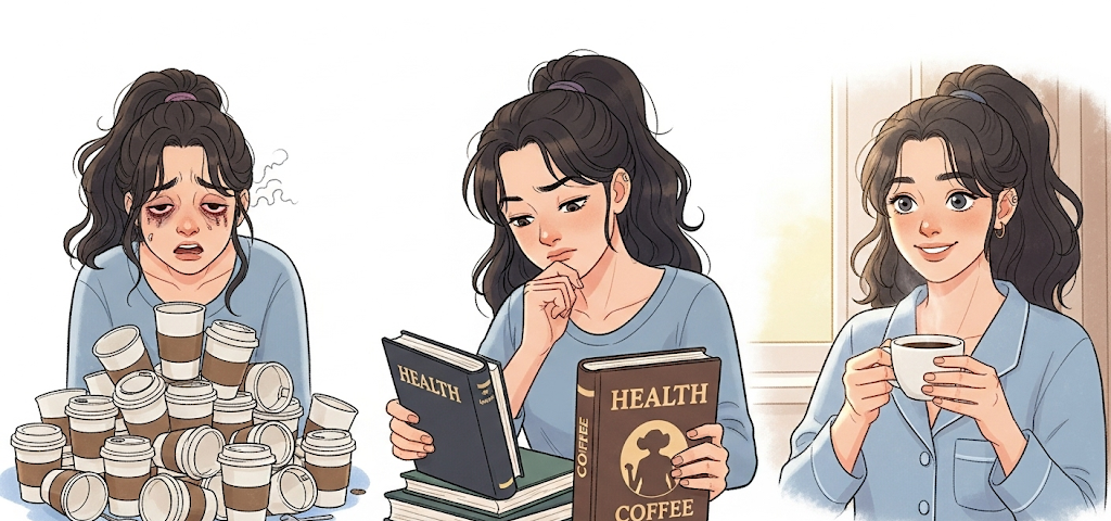 コーヒーとの健康的な付き合い方を見つけるまでの3年間の軌跡