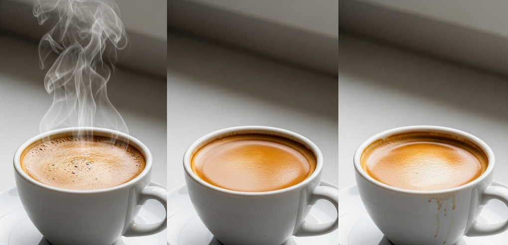 コーヒーの温度と飲み方による満腹感の違い